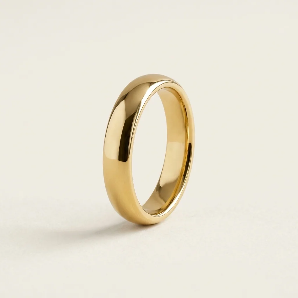 Court, 18ct, The same profile with twice the gold in it.
